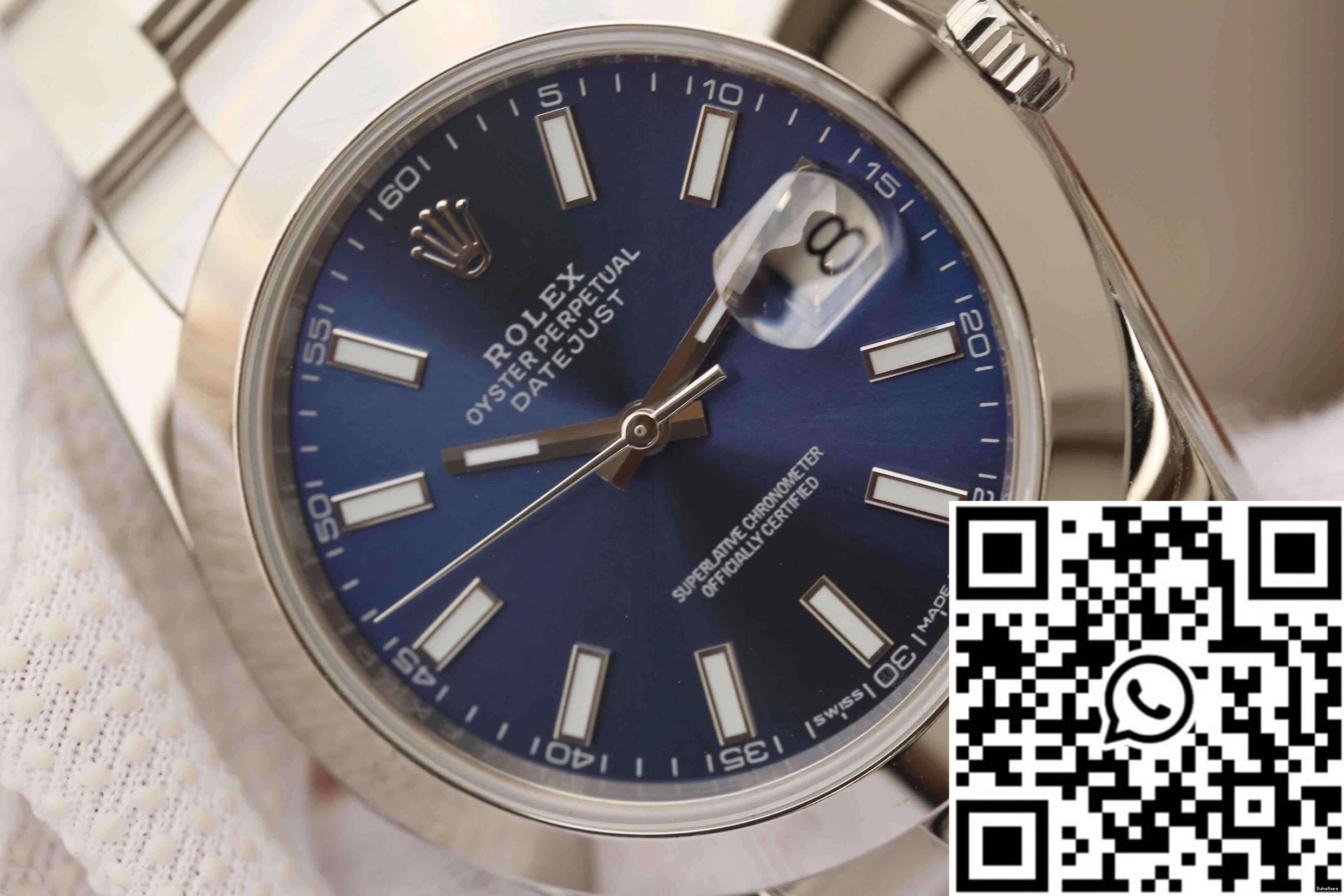 EW Rolex Blue Dial M126300-0001 Datejust Factory 0513